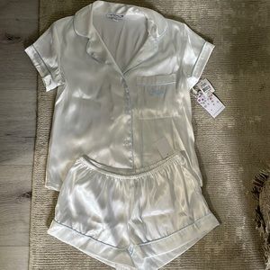 BRIDE silk pajama set